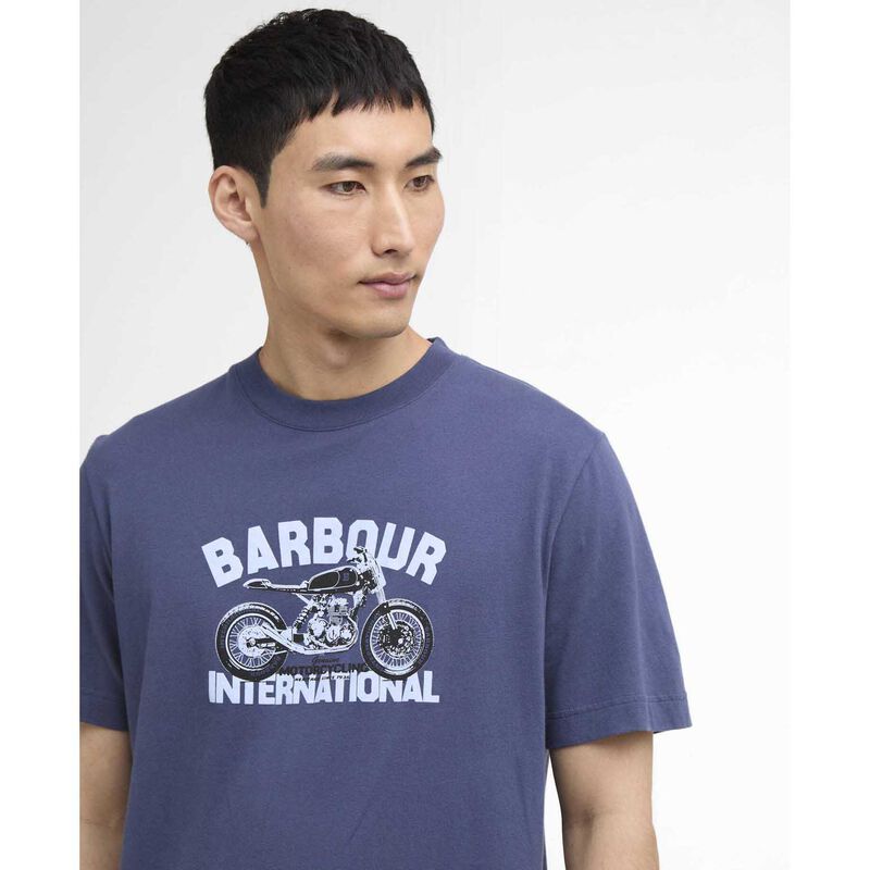 Barbour International Shifter Graphic Print T-Shirt image number 2